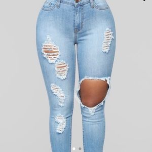 Fashion Nova Glistening Jeans